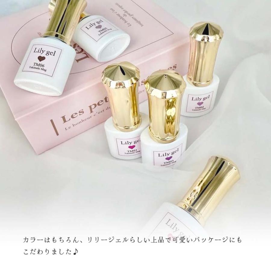 PREGEL リリージェル Lily gel ときめきマグシリーズ 6色セット TM01