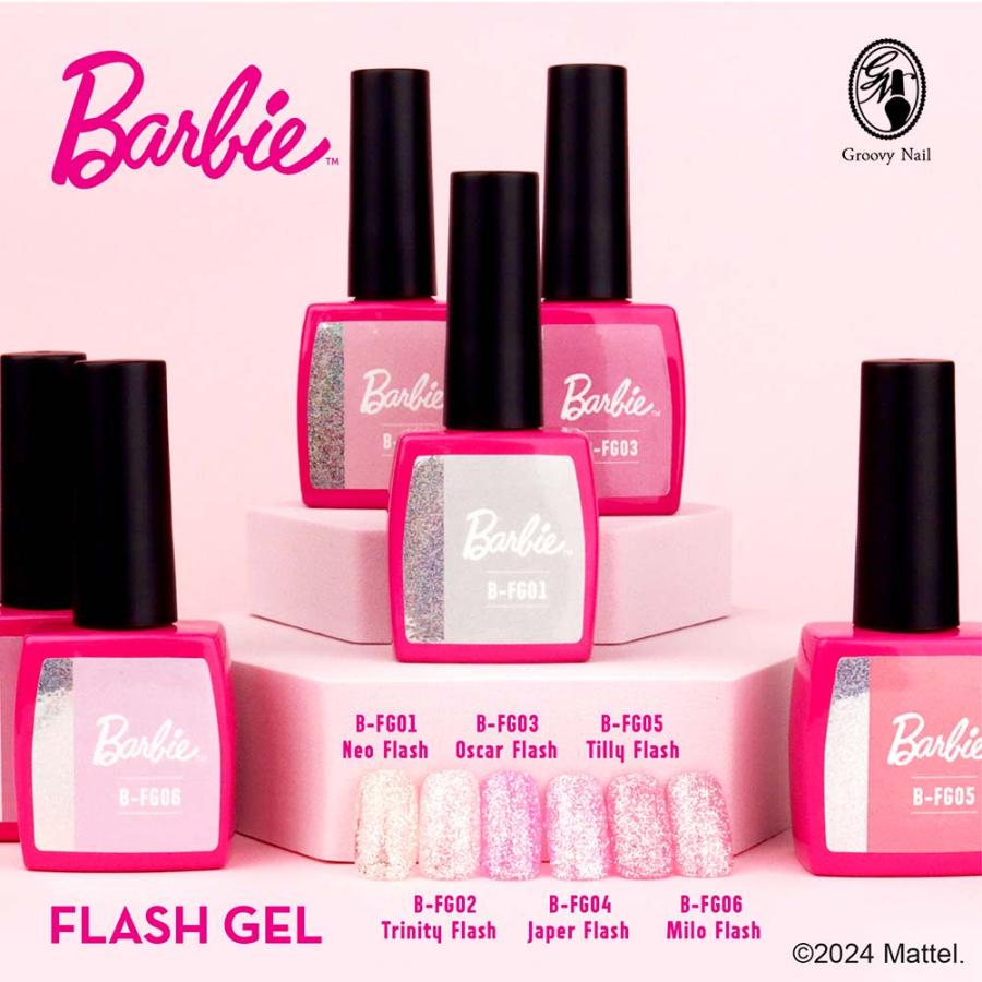 バービー Barbie フラッシュジェル 10g 全6色 FG01~06 ラメ