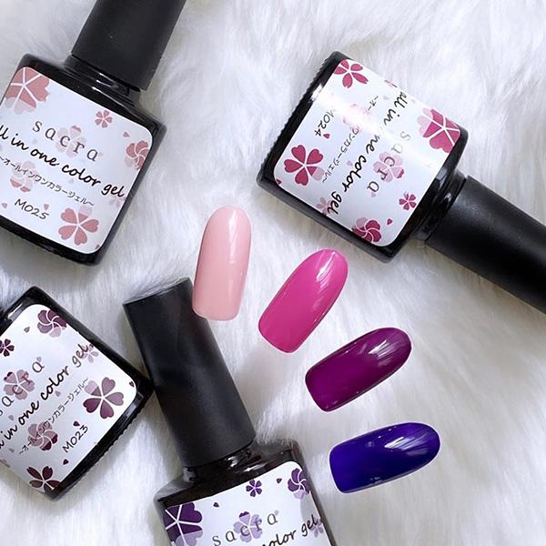 sacra サクラ ジェルネイル オールインワンカラージェル M022〜M025
