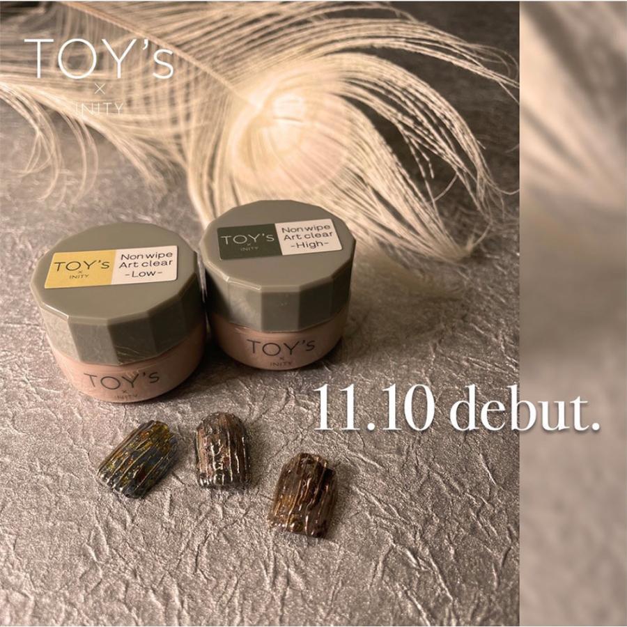 TOY's×INITY ノンワイプ アートクリア ロー 7.5g クリアジェル
