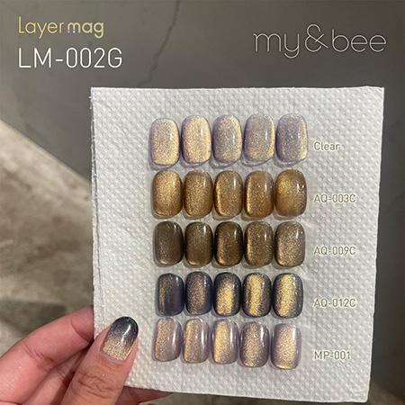 my&bee マイビー レイヤーマグセットA 8ml 5色セット LM-001G~005G
