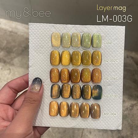 my&bee マイビー レイヤーマグセットA 8ml 5色セット LM-001G~005G