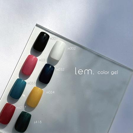 カラーチャート台紙付き】lem. レム カラージェル 全色100色セット 各