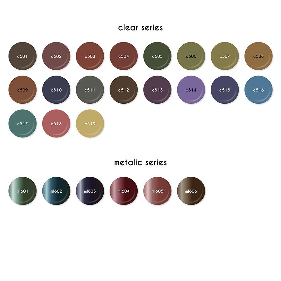 カラーチャート台紙付き】lem. レム カラージェル 全色100色セット 各