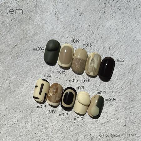 カラーチャート台紙付き】lem. レム カラージェル 全色100色セット 各