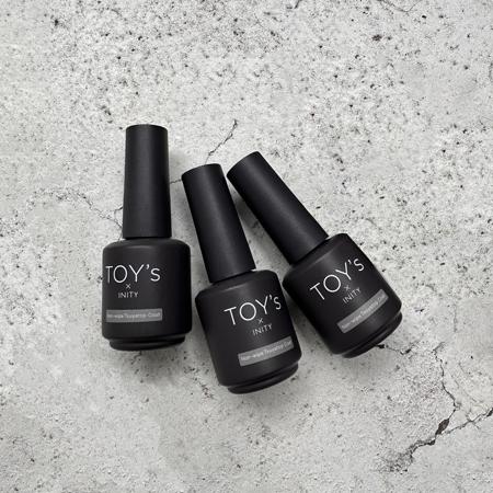 TOY's × INITY ノンワイプツヤトップコート 12ml ふき取り不要 ミラー