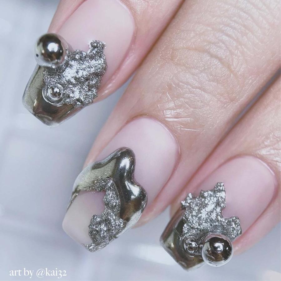 TOY's × INITY スナジェル アイスシルバー 5g ラメ グリッター ジェル