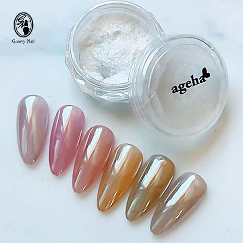 ◇ageha アゲハ グラスパウダー 艶ベール TV01 0.4g 艶パウダー アート