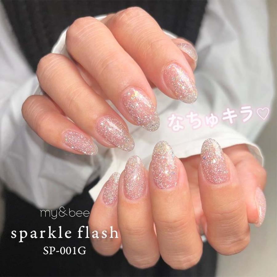 マイビー my&bee スパークルフラッシュ 8ml 6色セット SP-001G~006G