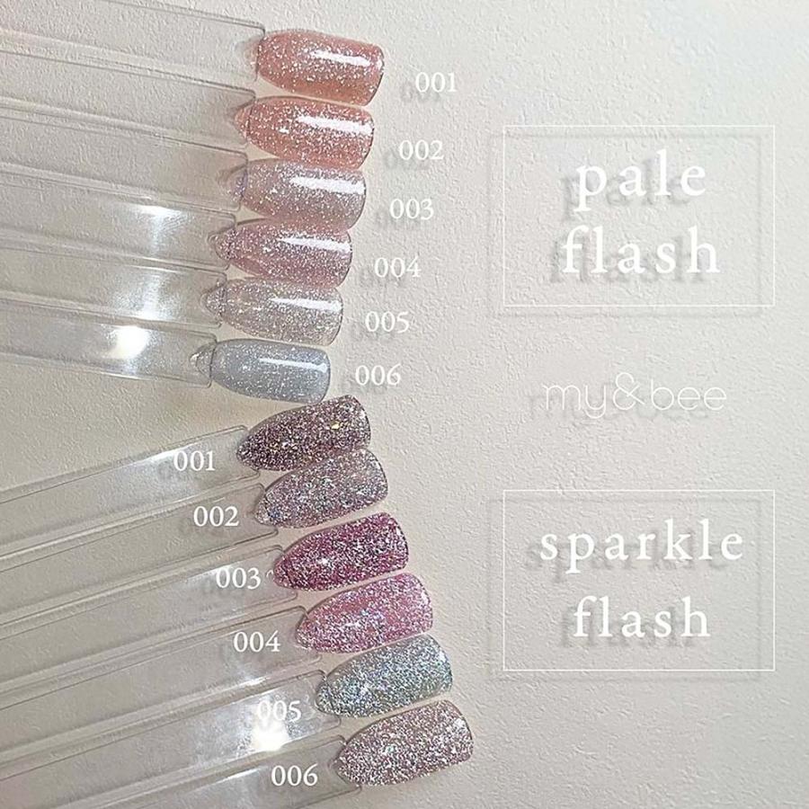 マイビー my&bee スパークルフラッシュ 8ml 6色セット SP-001G