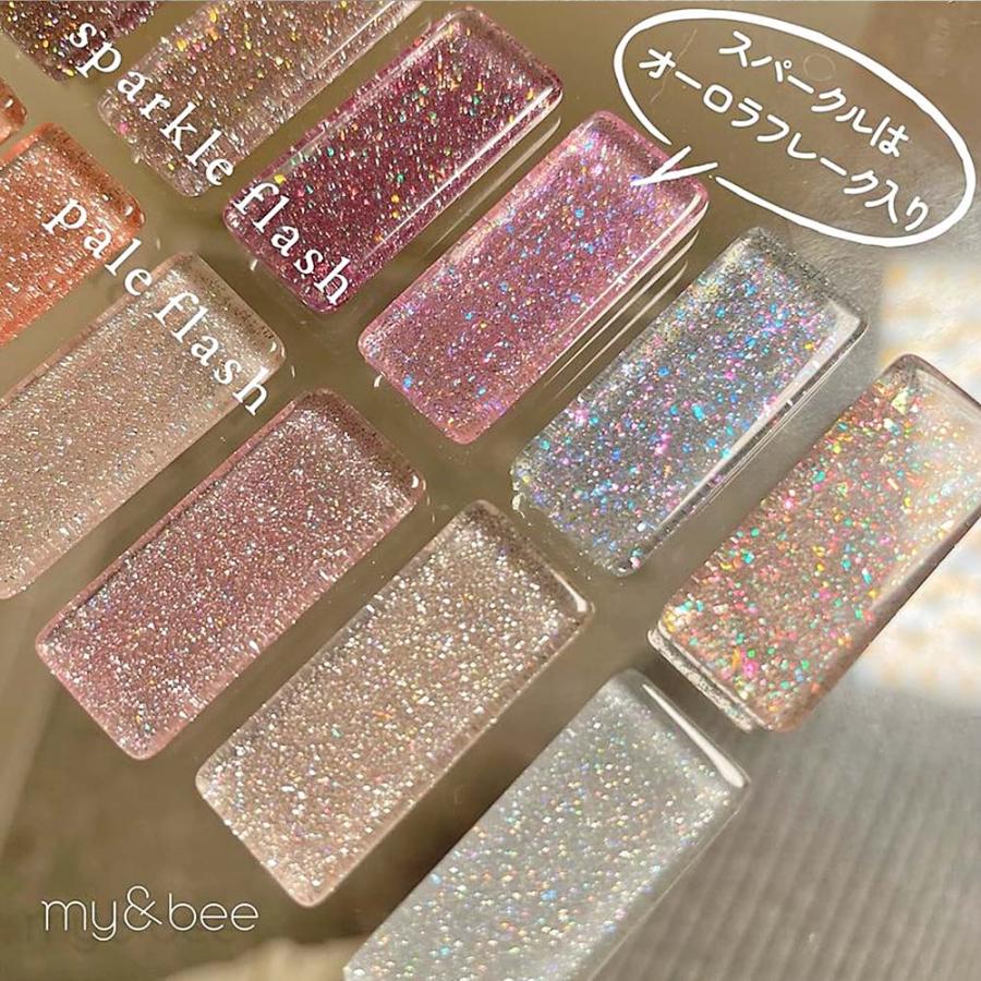 マイビー my&bee スパークルフラッシュ 8ml 6色セット SP-001G~006G