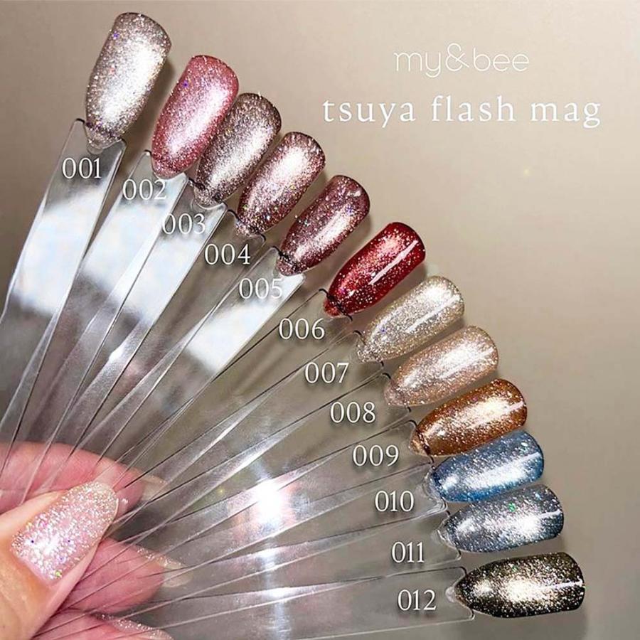 マイビー my&bee つやフラッシュマグ 6色セット TF-001G〜006G 8ml
