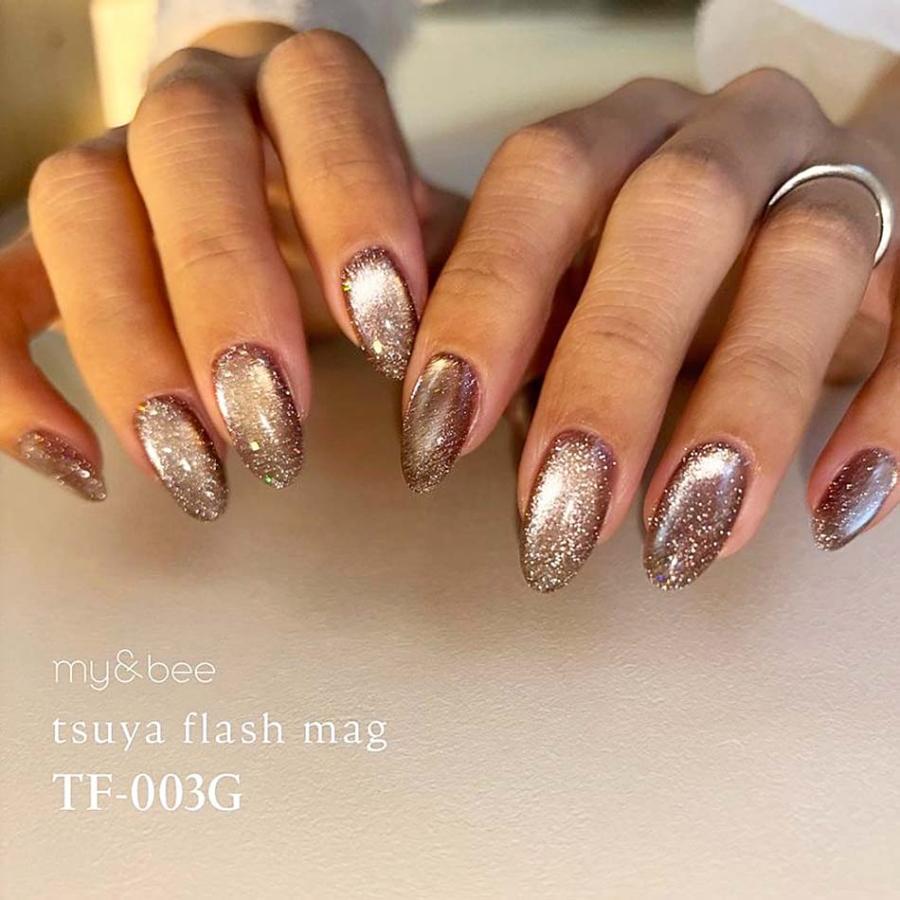 ◇マイビー my&bee つやフラッシュマグ 6色セット TF-001G〜006G 8ml