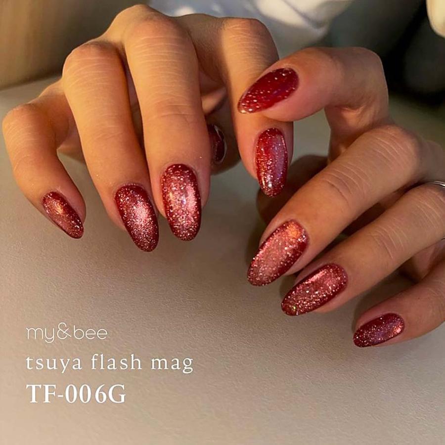 my&bee tsuya flash mag 6本セット マイビー my&bee つやフラッシュマグ 6色セット TF-001G〜006G 8ml