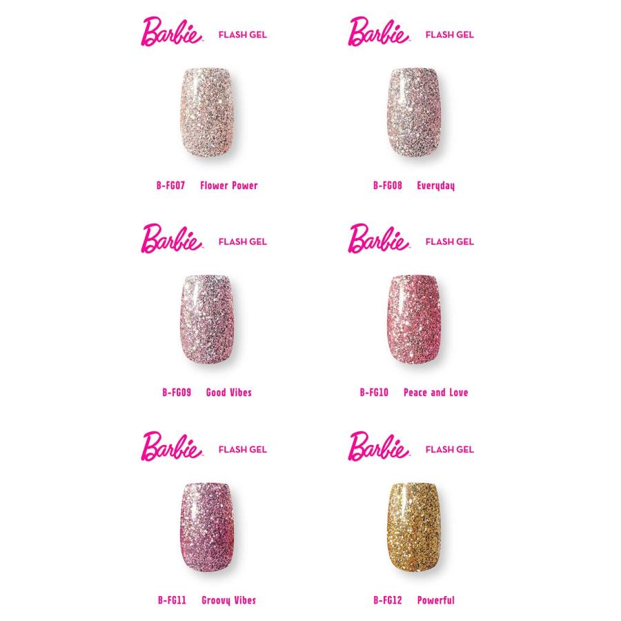 toysbyinity バービージェル フラッシュ6色セット Barbie | フラッシュジェル 6色セット | ライフビューティーネイルプロ