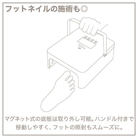 TOY's × INITY ハイブリッドライト UV/LEDライト 36W 充電式