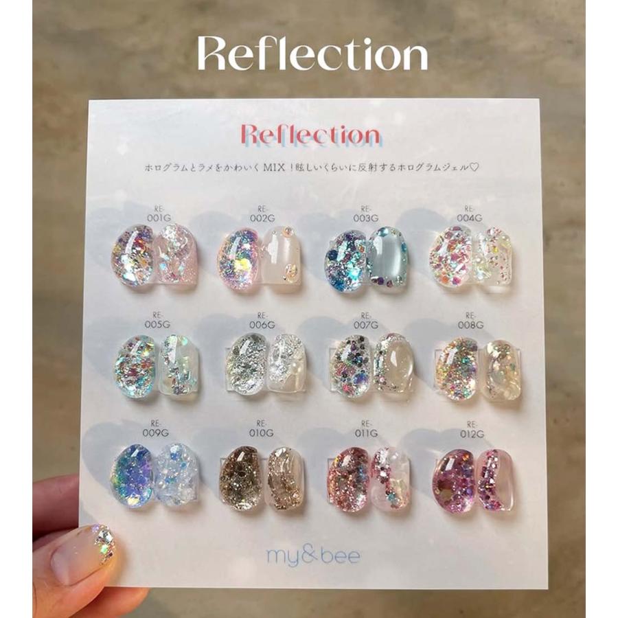 my&bee マイビー カラージェル リフレクションセット 2.5g 12色セット