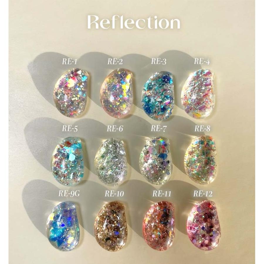 my&bee Reflection2 ジェルネイル 12個セット my&bee マイビー カラージェル リフレクションセット 2.5g 12色セット