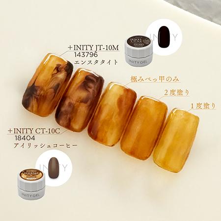TOY's × INITY カラージェル 極みべっ甲 5g べっこうネイル クリア