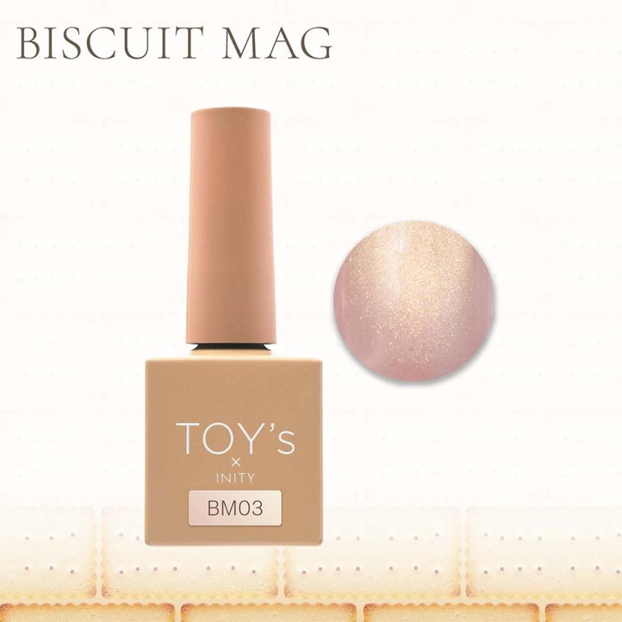 TOY's × INITY ビスケットマグ 7ml 6色セット マグネット ジェルネイル