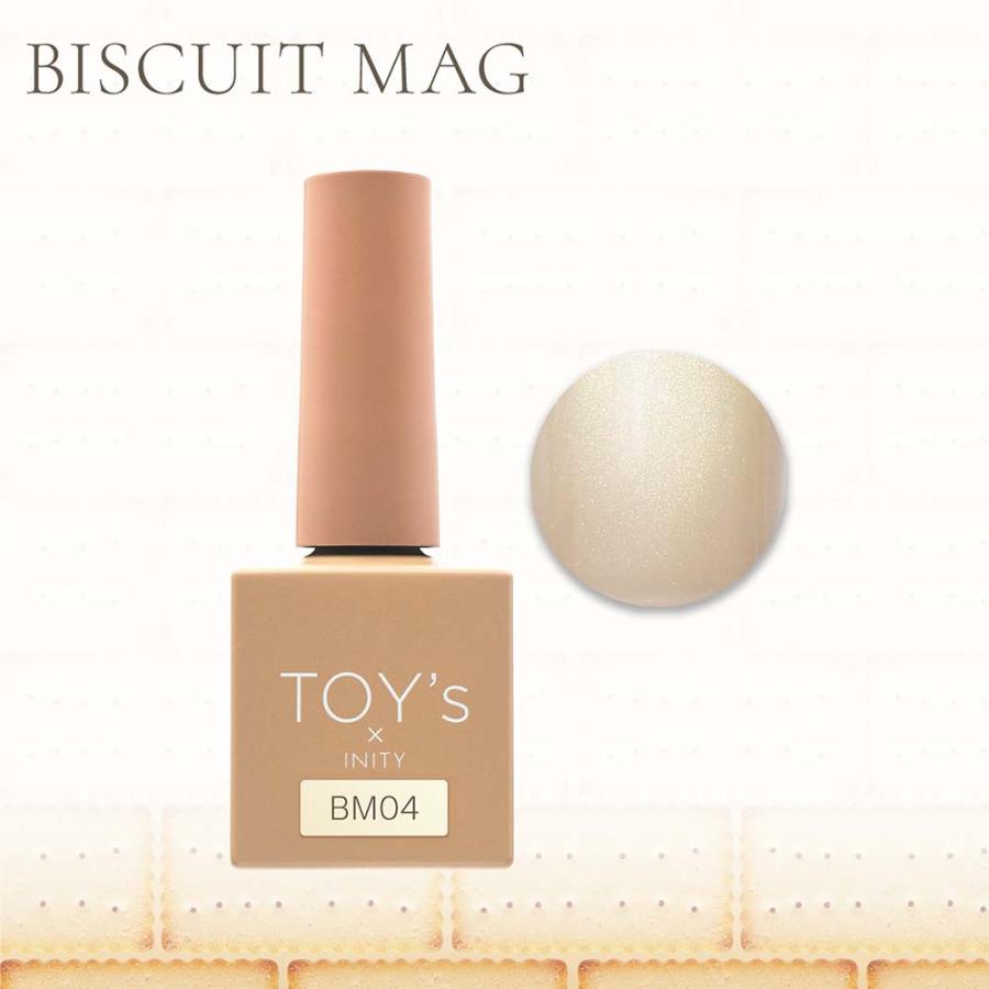 TOY's × INITY ビスケットマグ 7ml 6色セット マグネット ジェルネイル