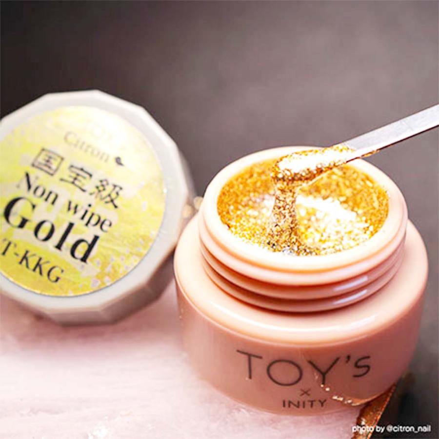 TOY's × INITY カラージェル 極み国宝級ノンワイプゴールド 5g ジェル