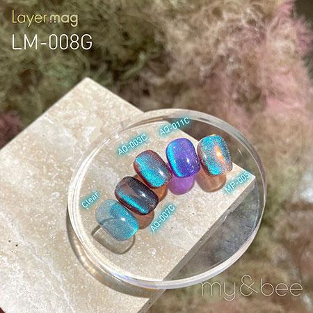 my&bee マイビー レイヤーマグ 8ml 全11色 LM-001G~011G マグネット