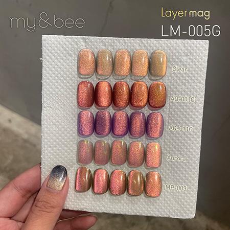 my&bee マイビー レイヤーマグ 8ml 全11色 LM-001G~011G マグネット