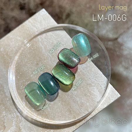 my&bee マイビー レイヤーマグ 8ml 全11色 LM-001G~011G マグネット