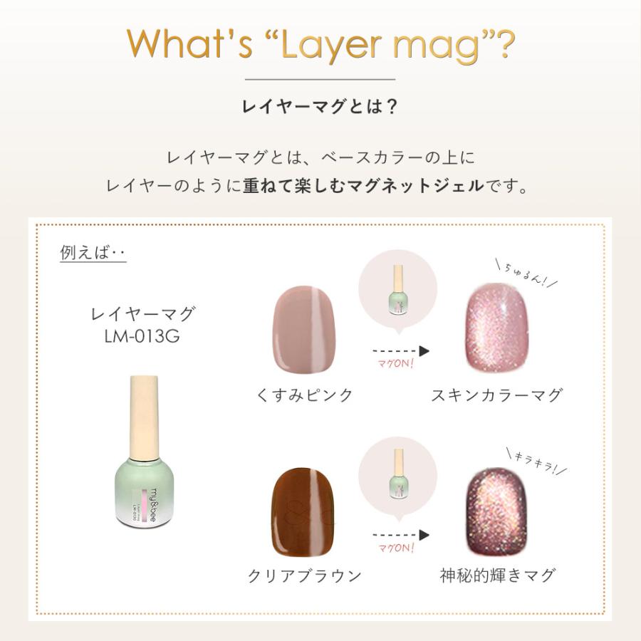 my&bee マイビー レイヤーマグ 8ml 16色全色セット LM-001G~016G