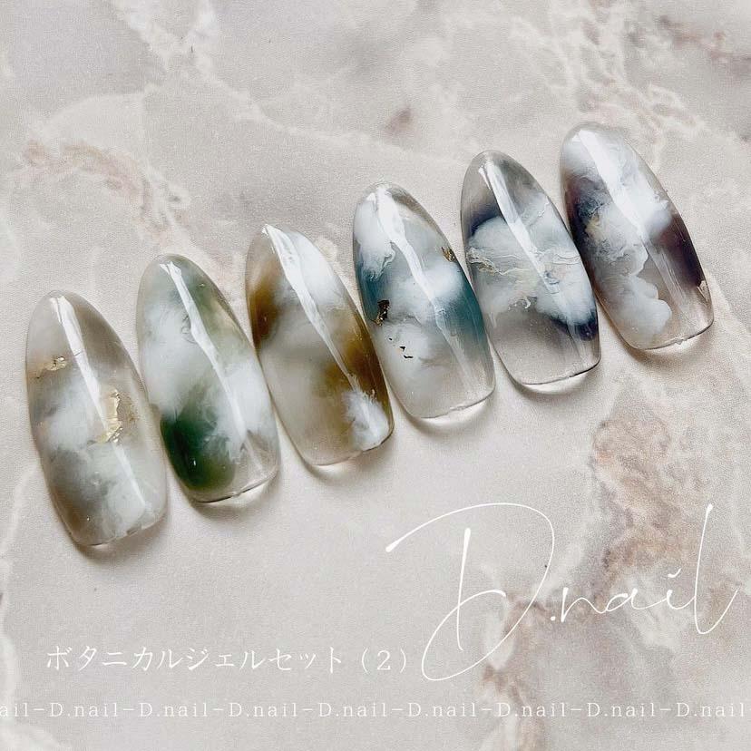 D.nail ボタニカルジェル 2.5g 12色全色セット(01Sー12S) くすみカラー
