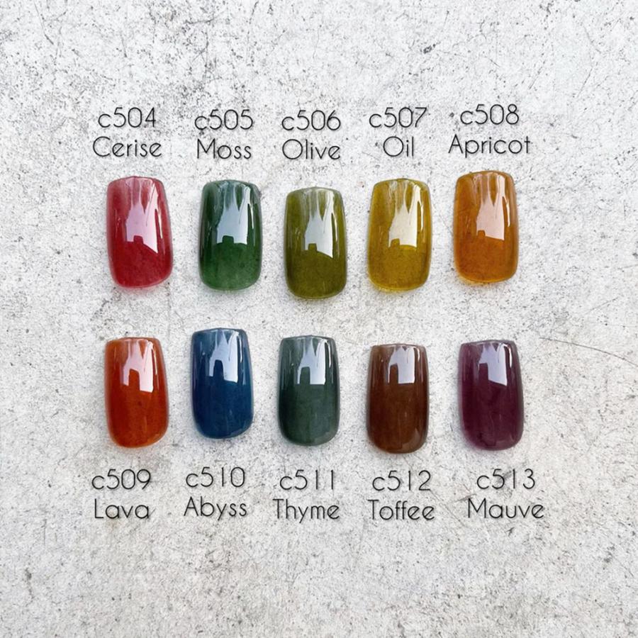 lem. レム カラージェル 全13色 3g c501~c513 ジェルネイル クリア