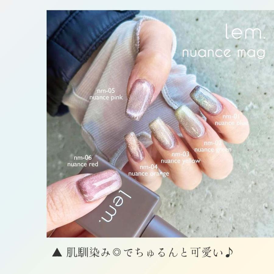 lem. レム ニュアンスマグジェル 全6色 7g nm-01~06 マグネットネイル