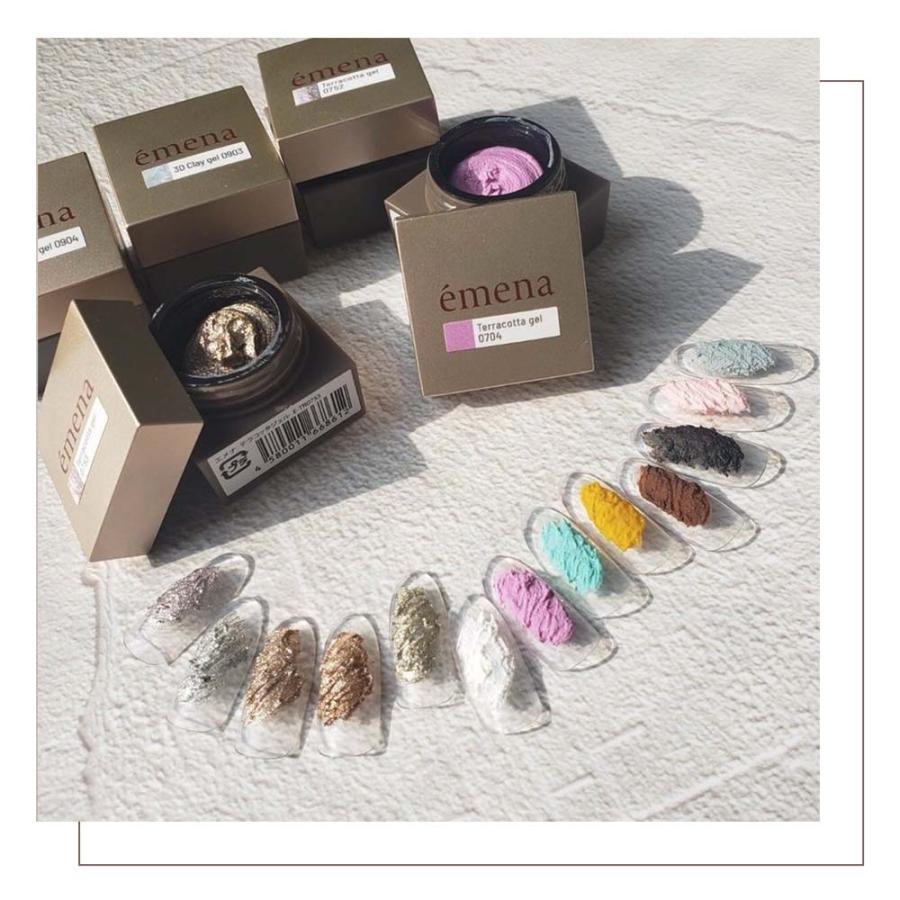 emena エメナ Terracotta gel テラコッタジェル 4g 全9色［0700〜0708