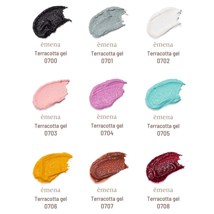 emena エメナ Terracotta gel テラコッタジェル 4g 全9色［0700〜0708