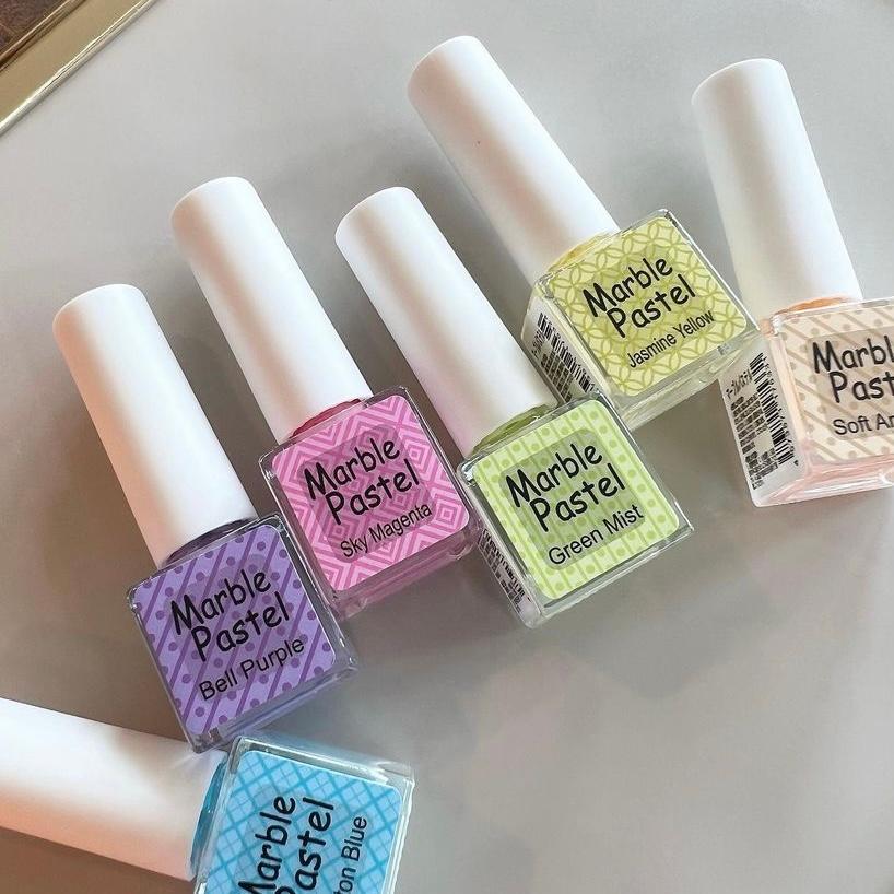 アイスジェル ICE GEL マーブルリキッドパステル 4ml 6色セット インク