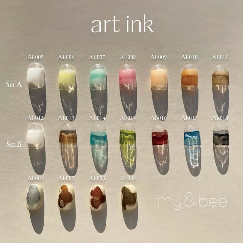 my&bee マイビー アートインク 7ml 全18色 AI-001~018 ジェルネイル