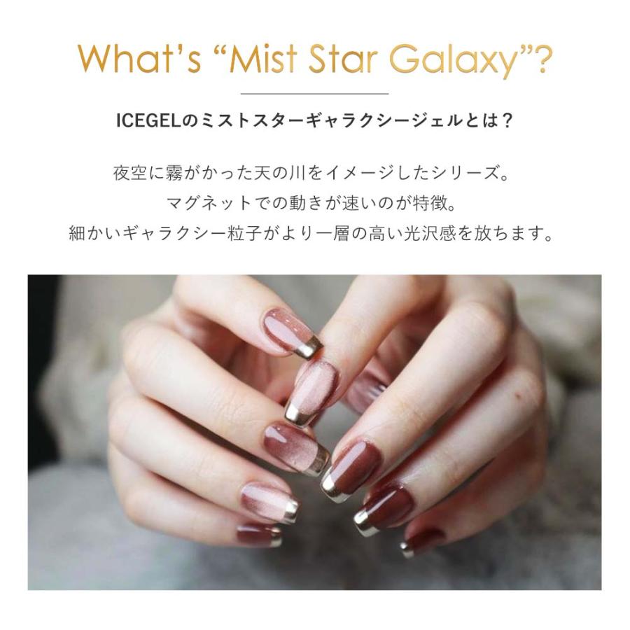 アイスジェル ICE GEL A BLACK ミストスターギャラクシージェル 3g 全8