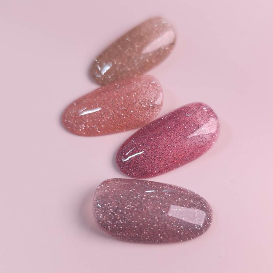 アイスジェル ICE GEL A BLACK オンオフジェル 3g ロゼスパークル 全4