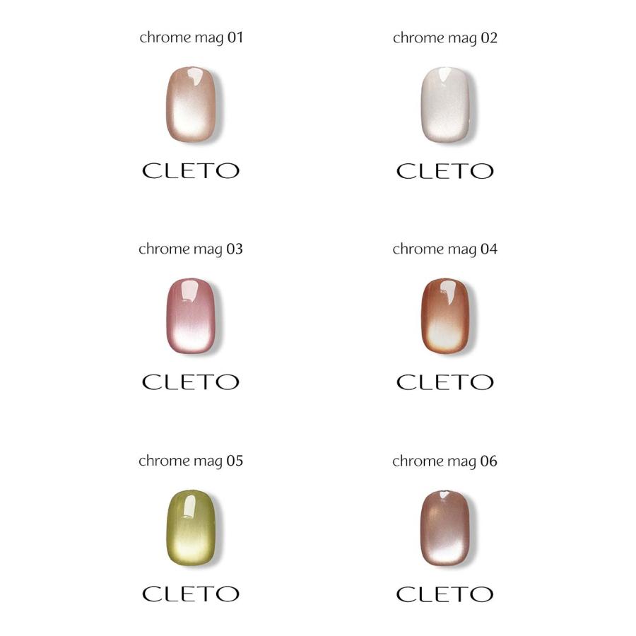 CLETO クレト クロムマグ 6色セット 7g 01~06 暖色系カラー マグネット