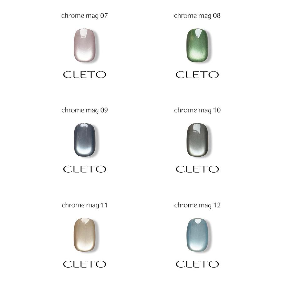 CLETO クレト クロムマグ 6色セット 7g 07~12 寒色系カラー マグネット