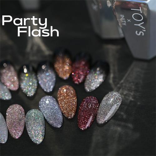TOY's × INITY パーティーフラッシュ 全7色 12ml ボトルタイプ