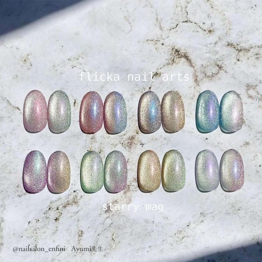 フリッカ　フォギーマグ　　全色セット 楽天市場】flicka nail arts フリッカマグジェル フォギーマグ
