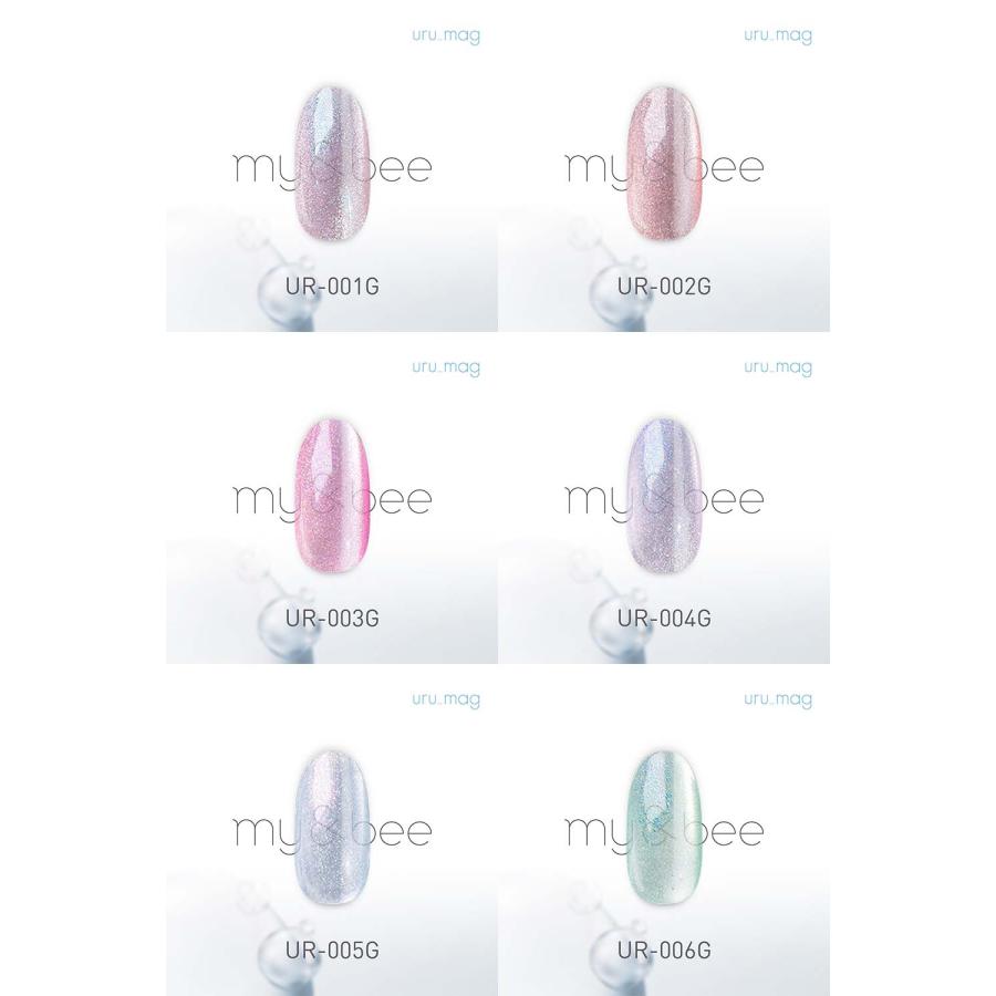 my&bee マイビー うるマグ 全6色 UR-001G〜006G 8ml マグネットジェル