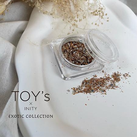 TOY's × INITY エキゾチックコレクション グリッター 全3種 2g ネイル