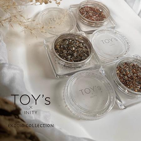 TOY's × INITY エキゾチックコレクション グリッター 全3種 2g ネイル