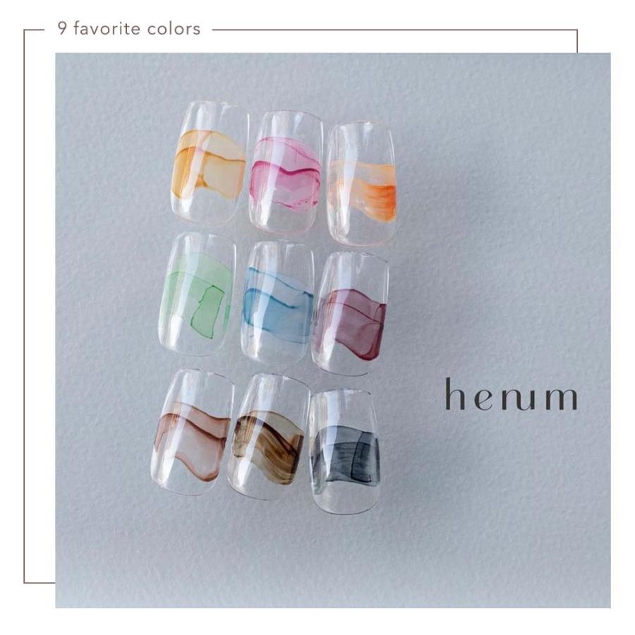 henum へニュム インク macaron selection 全9色 8ml ma01~09 インク