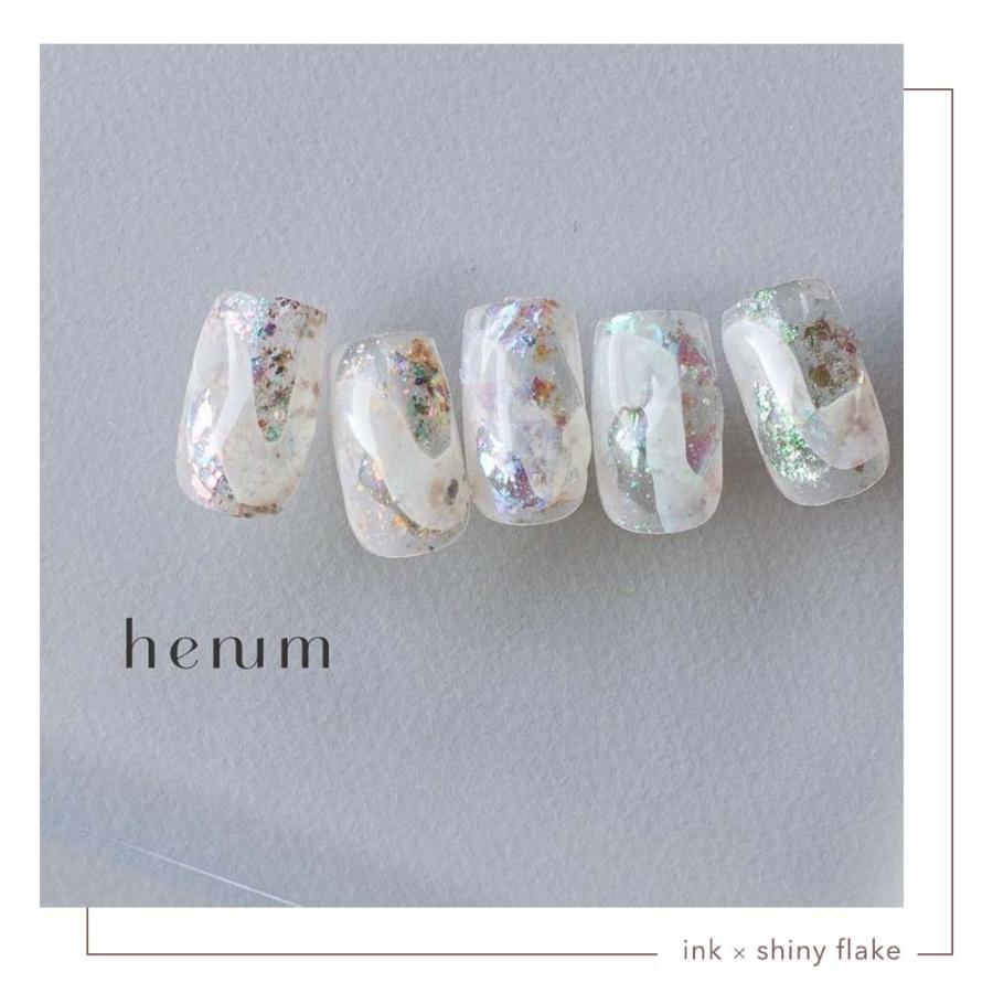 henum へニュム シャイニーフレーク 全5色 0.2g sh01~05 偏光フレーク