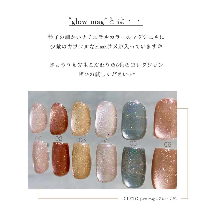 CLETO クレト グローマグ 6色セット 7g 01~06 マグネットネイル
