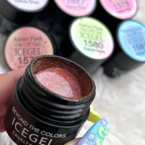 アイスジェル ICE GEL A BLACK オーロラフラッシュオンオフジェル 3g